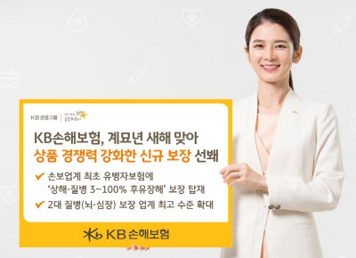 KB손해보험, 계묘년 새해 맞아 신규 보장 선봬 &#8203;&#8203;&#8203;&#8203;