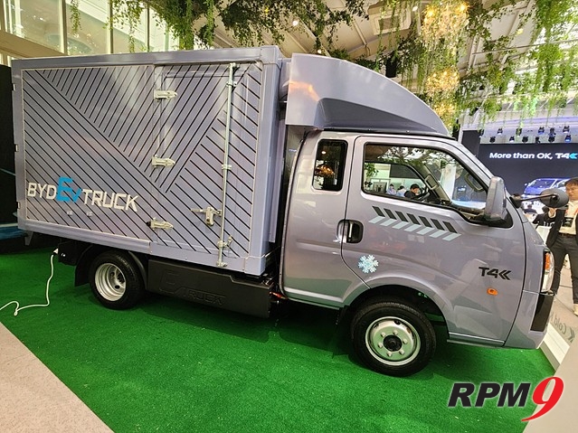 중국 BYD 1톤 전기 트럭 ‘T4K’, 한국 상륙