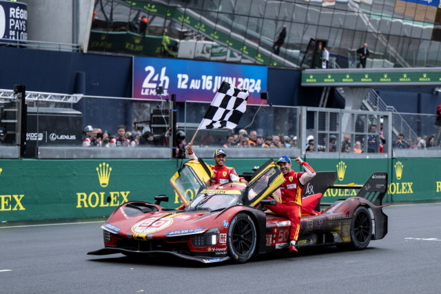 페라리, 르망 24시 우승…WEC 포인트 선두는 포르쉐