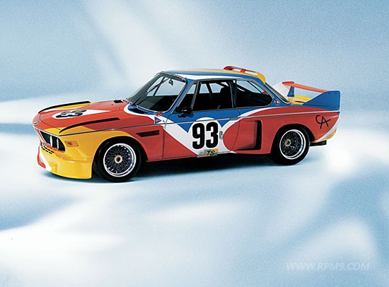 ▲ 1. Alexander Calder (USA) 1975 BMW 3.0 CSL