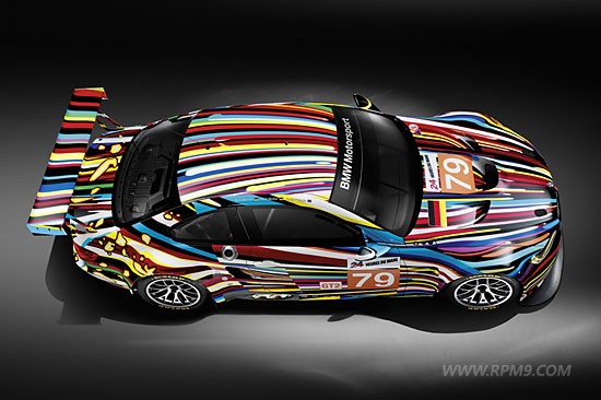 ▲ 17. Jeff Koons (USA) 2010 BMW M3 GT2