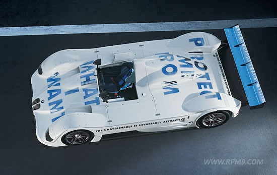 ▲ 15. Jenny Holzer (USA) 1999 BMW V12 LMR