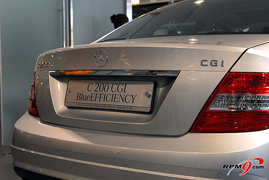 ▲ C 200 CGI BlueEFFICIENCY AVANTGARDE