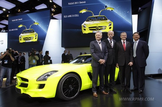 벤츠, SLS AMG E-Cell 양산 공식발표