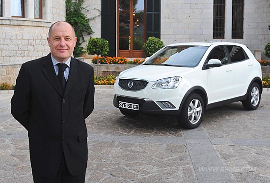 ▲ 영국 현지 수입사인 SsangYong Motor UK의 폴 윌리엄스(Paul Williams) CE0