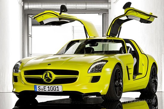 ▲ 메르세데스-벤츠의 전기차 SLS AMG E-Cell