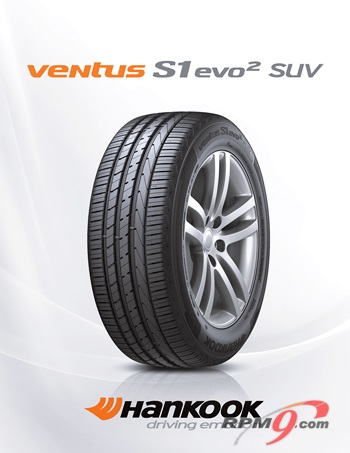 ▲ SUV 전용 초고성능 타이어 '벤투스 S1 에보&sup2;(Ventus S1 evo&sup2;) SUV'.(제공=한국타이어)