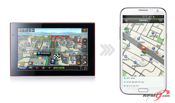 맵퍼스, “앱과 내비게이션 연동된다”