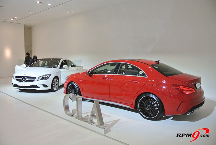 ▲ Benz, CLA. 오른쪽이 CLA 45 AMG.