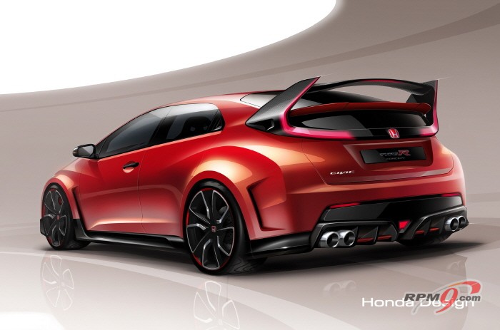 ▲ Honda Civic Type R Concept