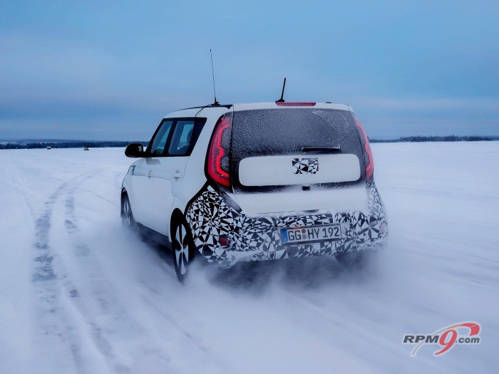 ▲ KIA SOUL EV winter test