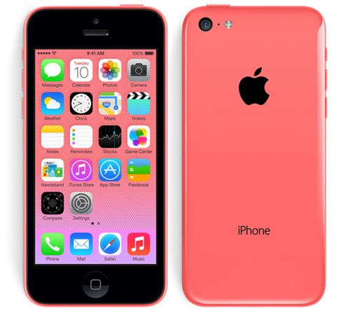 <center>▲ iPhone 5C</center>