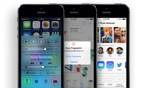 <center>▲ iOS 7</center>