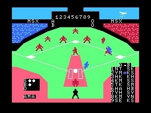 위쪽부터 ‘파나소프트 야구’ ‘코나미 야구’ ‘야구광’. MSX 시절을 대표하는 야구 게임이다.