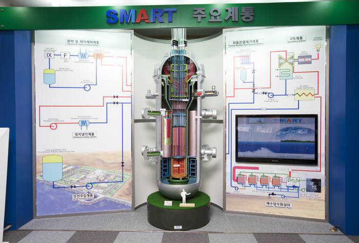 원자력연구원 스마트원자로 SMART 모형.