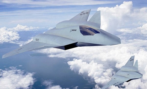 보잉과 노스롭그루먼이 비밀리에 개발중인 슈퍼스텔스비행기 컨셉. 사진=보잉