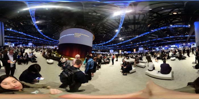 360도 카메라로 촬영한 SAP 사파이어 행사장 내부 전경