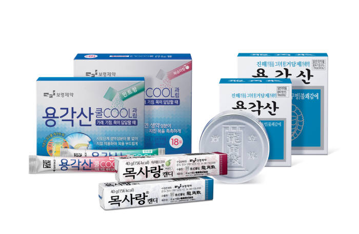 용각산 패밀리 이미지. 사진=보령제약 제공