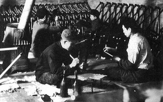 1945년 삼천리자전거 영등포공장 자전거 부품 생산 모습. 사진=삼천리자전거 제공