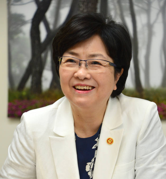 김은경 환경부 장관.