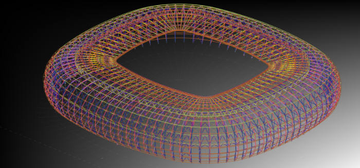 3D 모델 속성 정보를 표시하는 테클라 스트럭처스