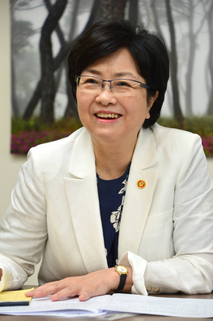 김은경 환경부 장관.