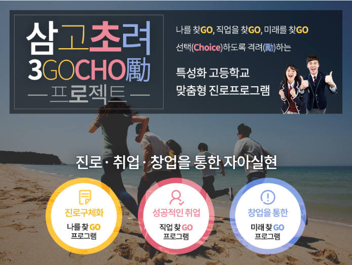 특성화고 맞춤형 교육프로그램 삼고초려 개설. 테크빌교육 제공