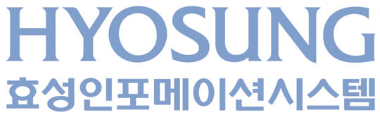 효성인포메이션시스템 로고.
