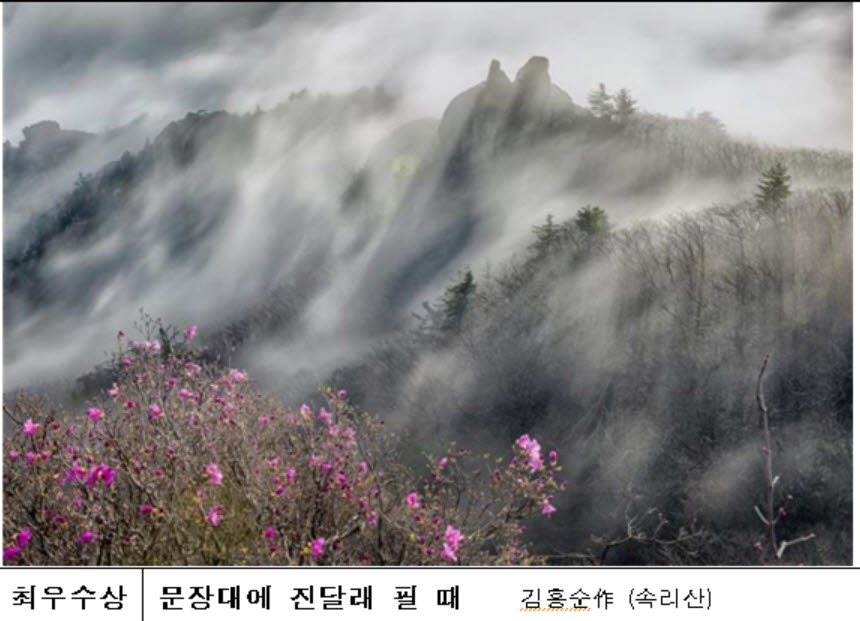 국립공원 사진공모전 대상에 권영덕 作 '승천'