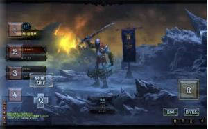 `몰모트 디아블로3`를 이용해 스마트폰에서 게임을 실행한 화면.