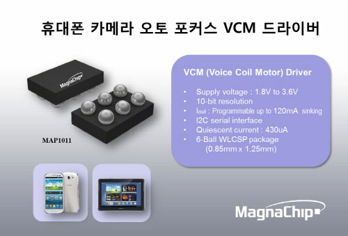 매그나칩반도체, VCM 구동칩 신규 출시