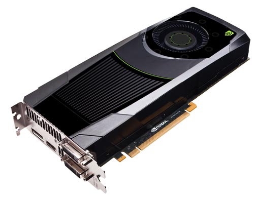 ▲ 엔비디아 지포스 GTX680. 소모전력을 195W 수준까지 줄였다.