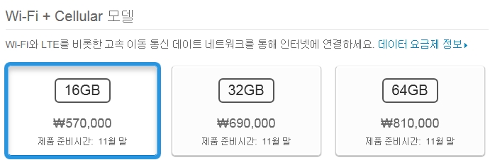 "아이패드 미니 LTE 모델, 예정보다 빠른 배송"