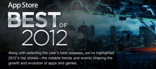 2012년 애플 앱스토어 최고 인기 앱은?