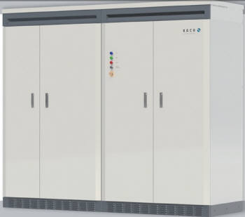 OCI가 추진중인 미국 산앤토니오 400mw 태양광 발전소 건설 프로젝트에 공급하는 500kW 아웃도어형 태양광 인버터.