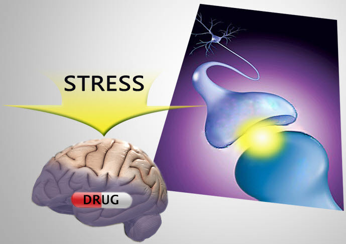 스트레스 받으면 중독성 약물 더 찾는다