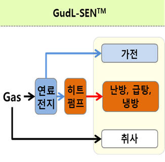 삼천리 GudL-SENTM 시스템의 개념도.