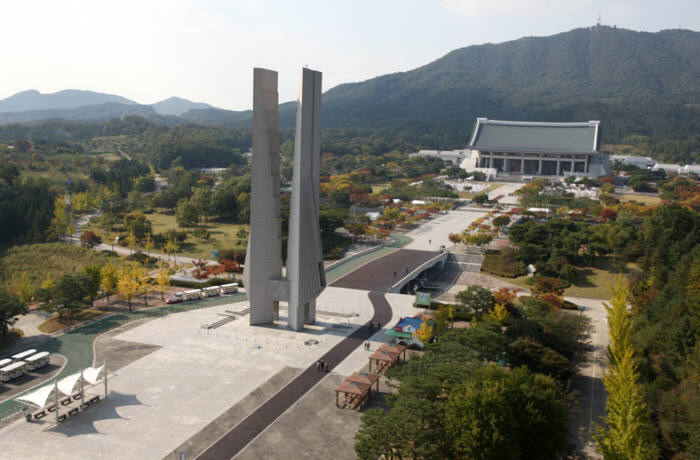 독립기념관 `겨레의탑`과 `겨레의집`<자료:독립기념관 홈페이지>