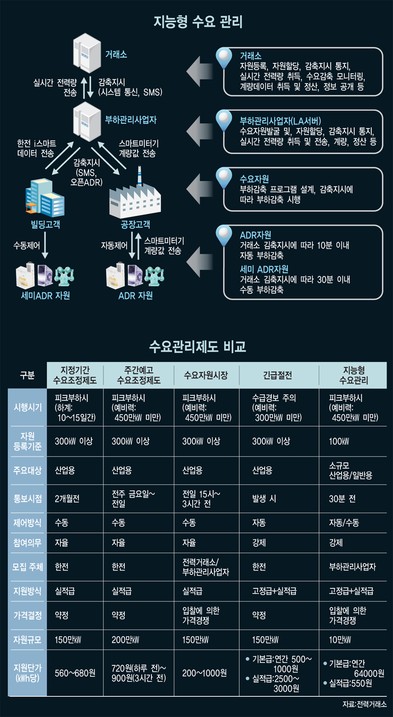 [이슈분석]자투리 전력 모아 정전 방지 지능형 수요관리