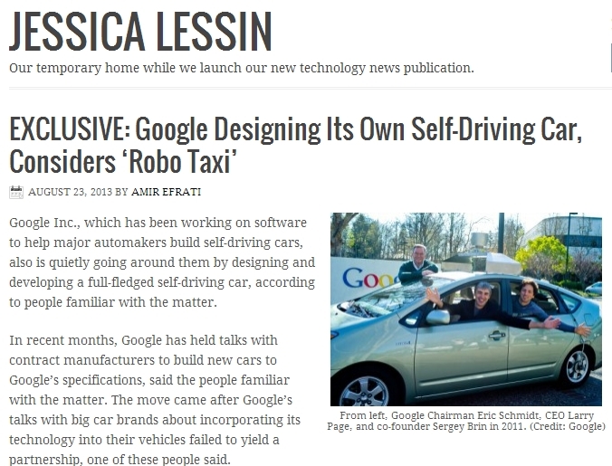 이미지 출처 : http://jessicalessin.com/2013/08/23/exclusive-google-designing-its-own-self-driving-car-considers-robo-taxi-2/