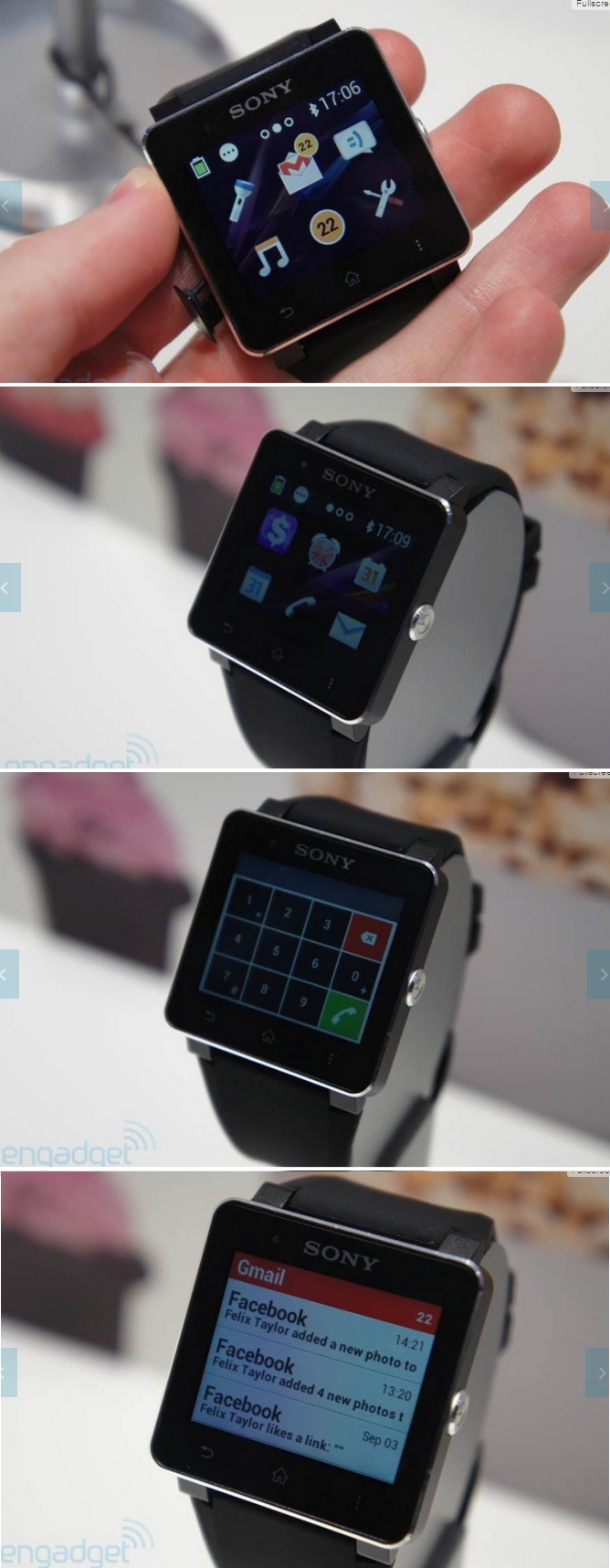 이미지 출처 : http://www.engadget.com/gallery/sony-smartwatch-2-hands-on/946522/#!slide=946524