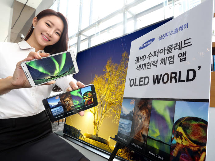 삼성디스플레이, 풀HD AM OLED 색재현력 체험 앱 공개