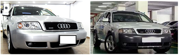 리콜 대상차 'Audi A6' 2.4Q, 2.7Q, 3.0Q(좌), 'Audi Allroad Quattro' 2.7T(우)