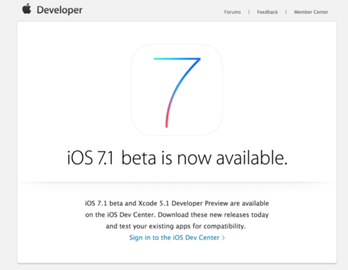 이달내 애플 iOS 7.1 업데이트될 듯