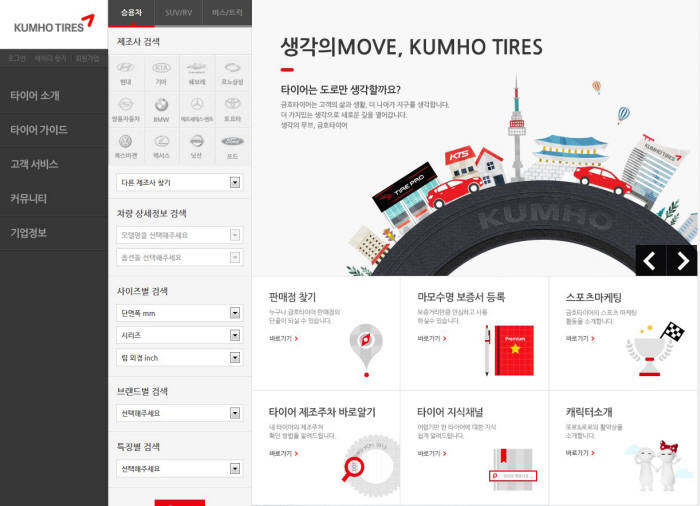 금호타이어·금호아시아나그룹 홈페이지, 웹어워드 수상