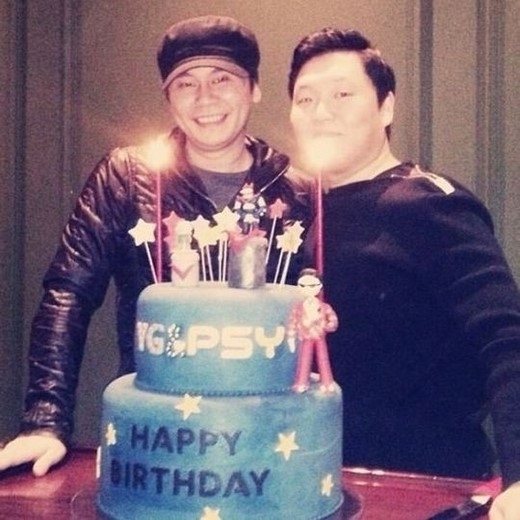 양현석 싸이 합동파티 생일파티 인증샷 YG 패밀리