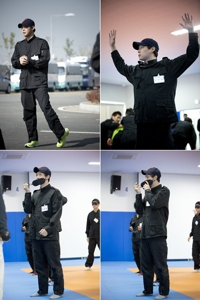 쓰리데이즈 박유천 카리스마 경호관 훈련사진 공개