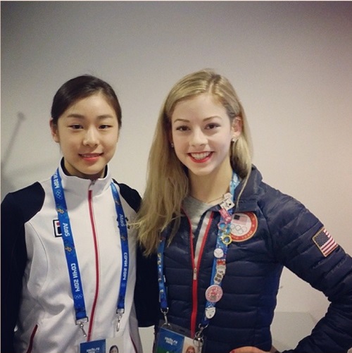 그레이시골드 김연아 인증샷 걸그룹 미모