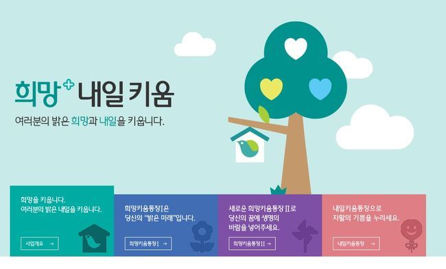 희망키움통장 차상위계층 확대 만기 원금