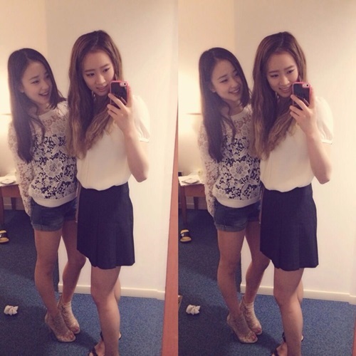 김윤희 손연재 인증샷  /사진- 김윤희 SNS 